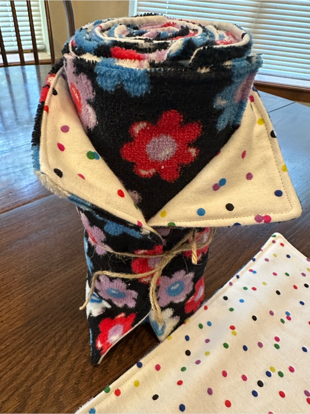 NoPaper Hand Towels Floral and Dots - 7PC NEW!